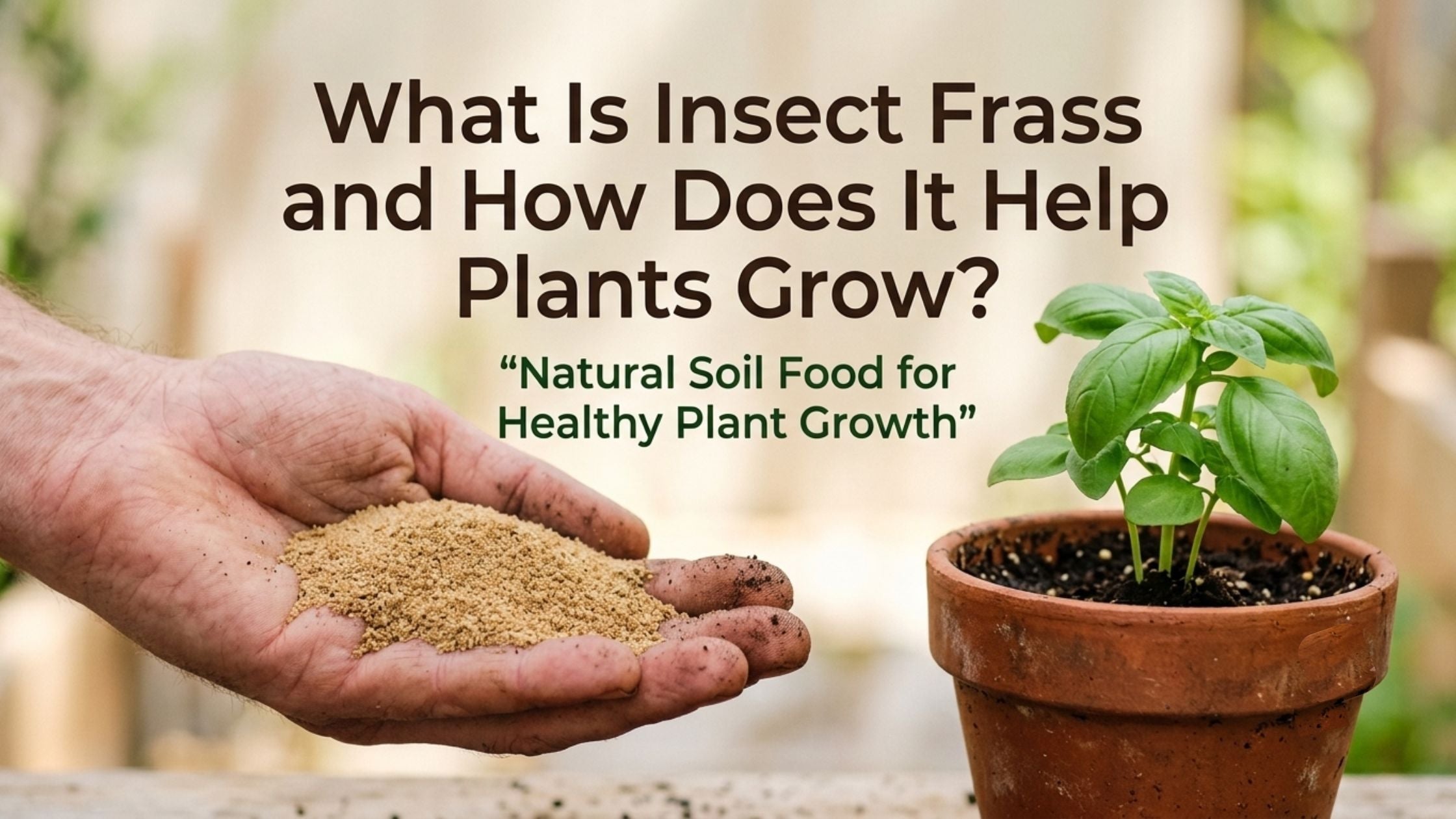 What Is Insect Frass and How Does It Help Plants Grow?