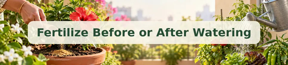 Fertilize Before or After Watering: Which Is Better?